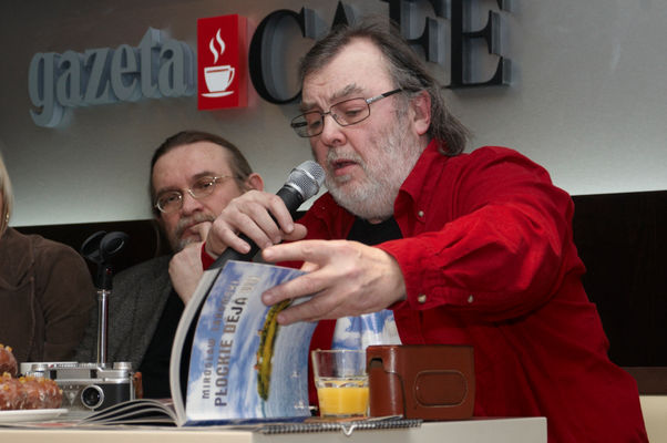 Promocja książki "Płockie Déjá Vu"
Marek Grala i Mirosław Łakomski
