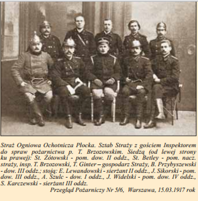 Płocka Straż Ogniowa
Zdjęcie zostało zamieszczone w "Nasz Rodowód" - gazetka  wydana z okazji 90-lecia OSP RP
Słowa kluczowe: straż ogniowa