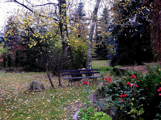 jesienna ławeczka
***
