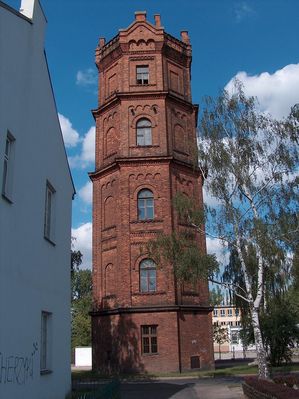 Krzywa wieża w Płocku ;) Wieża ciśnień
