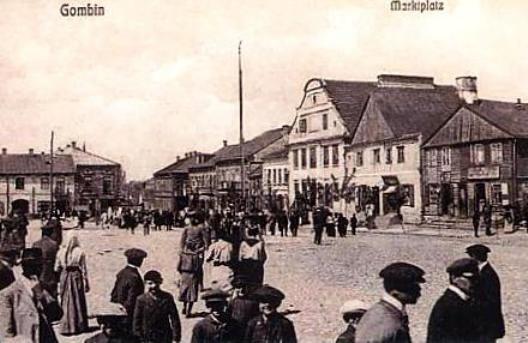 na rynku w Gąbinie
początek XX w.
Słowa kluczowe: rynek Gąbin początek XXw.