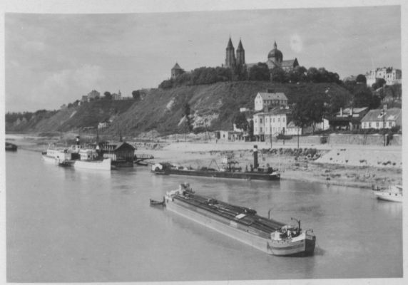 Płock - nabrzeże wiślane - 1940
