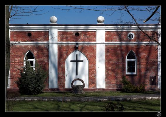 Koszelew - stajnia murowana (połowa XIX wieku)
Fragment budynku

Obecnie: Dom Pomocy Społecznej w Koszelewie
