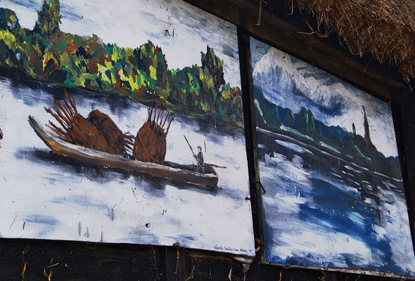 Obrazki na ścianie budynku muzeum im. Stanisława Murzynowskiego
Murzynowo
