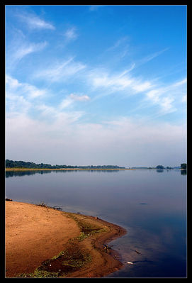 Wisła na wysokości Kępy Polskiej
