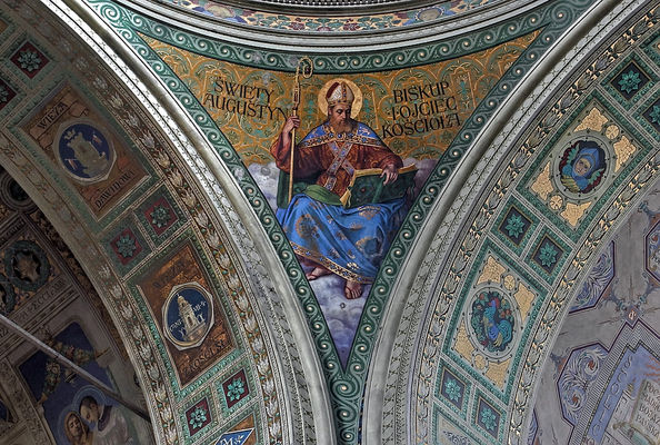  Polichromia w Katedrze pw NMP
Święty Augustyn
