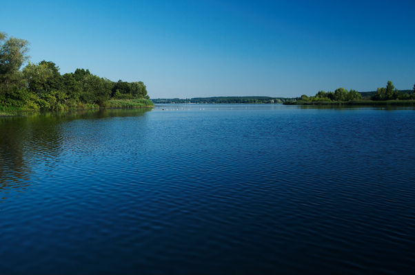 Spojrzenie na Wisłę
z barki k/Soczewki
