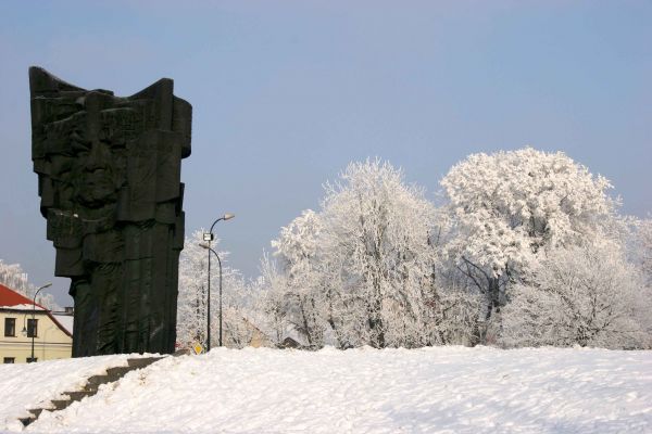 Pomnik Wł. Broniewskiego.
