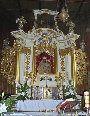 Dobrzyków - kościół
Słynący łaskami obraz NMP w głównym ołtarzu.
Słowa kluczowe: Dobrzyków