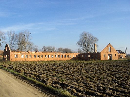 Świniary
Zrujnowane zabudowania gospodarcze.
Słowa kluczowe: Świniary