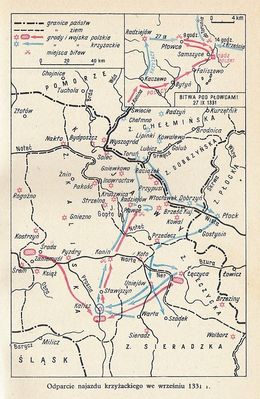 Płock grodem krzyżackim (Płock na mapach) - Fotogaleria miasta Płocka