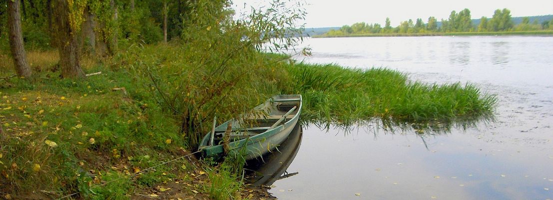 "Przystań"
Łódka przy brzegu w Woli Brwileńskiej
