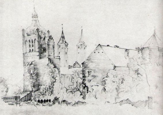 Płockie wieże
Rysunek Jana Betleya z 1935 r.
