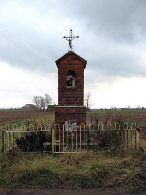 kapliczka
gdzieś na granicy pól Rogozina i Stróżewka
Słowa kluczowe: kapliczka Stróżewko Rogozino