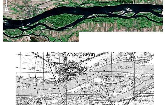 Wisła pod Wyszogrodem (Płock na mapach) - Fotogaleria miasta Płocka