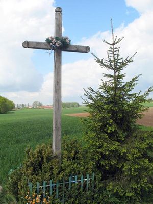 krzyż przydrożny
Kamionki, gm. Biała Stara
