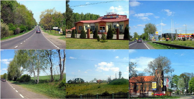 co widzi turysta dojeżdżający do Płocka od Warszawy
reportaż  2 maja 2007r.
