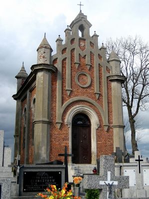 Kaplica cmentarna murowana z XIX wieku w Nowych Proboszczewicach
