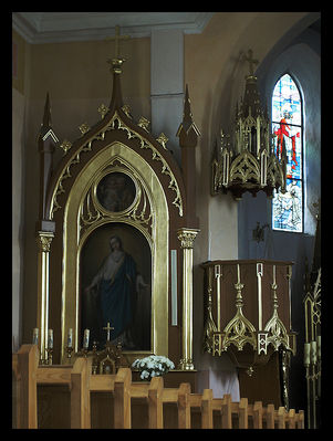 Ambona wraz z ołtarzem bocznym w kościele pw. św. Katarzyny
Proboszczewice
Słowa kluczowe: kościół proboszczewice