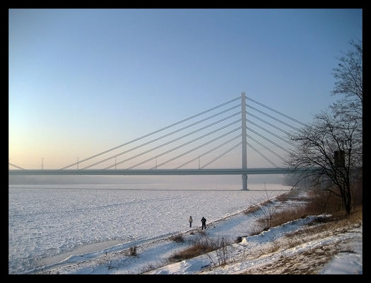 Wisła w okolicy Mostu Solidarności
Słowa kluczowe: Wisła