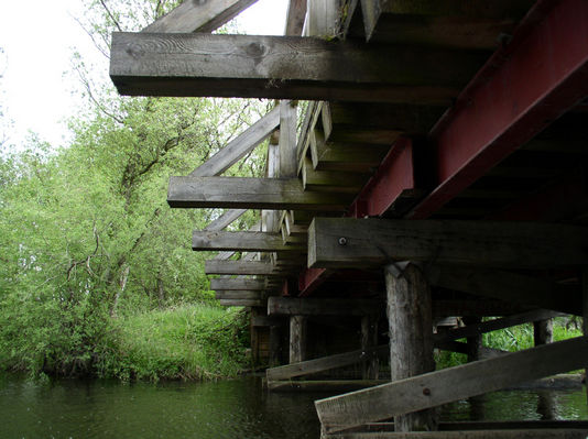 drewniany most w Cierszewie
