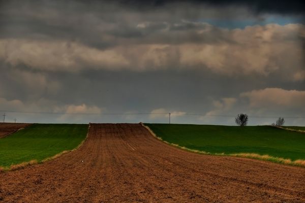 zaczyna padać deszcz....
okolice Cekanowa
         HDR

