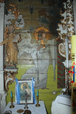 kościół w Brwilnie
malowidło naścienne przy głównym ołtarzu
Słowa kluczowe: kościół Brwilno