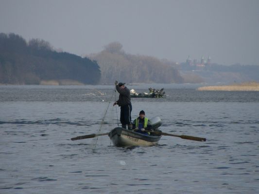 widok z mariny w Murzynowie
