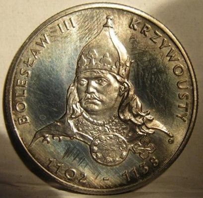 Krzywousty na pięknym awersie 50-złotówki
1982r.
