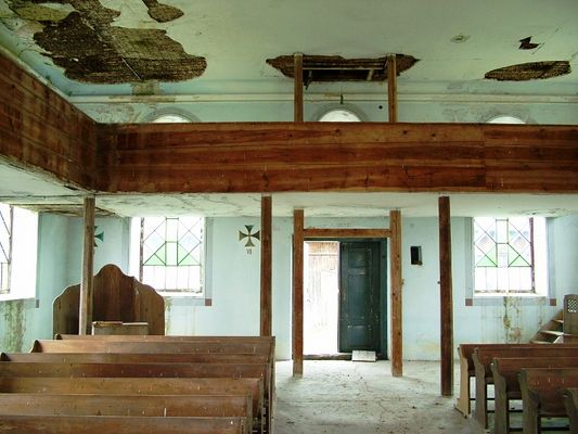 Kościół w Wiączeminie Nowym- wnętrze
