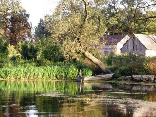 Stara zagroda w Biskupicach
